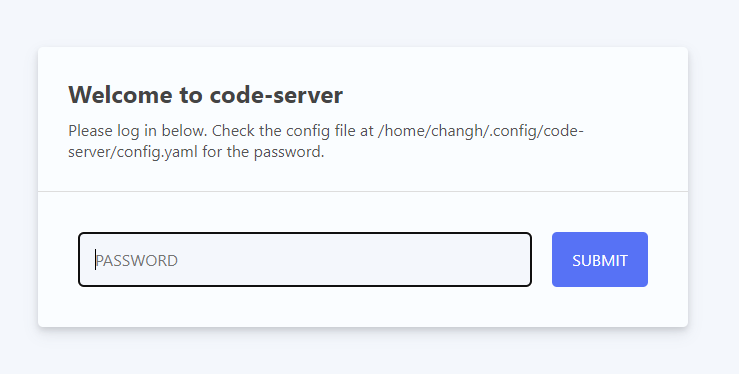 VSCODE를 웹으로 사용하기, Code-Server 세팅